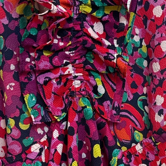 Lilly Pulitzer Floral Ruched Back Sleeveless Blouse – Size Small EUC - Picture 4 of 4